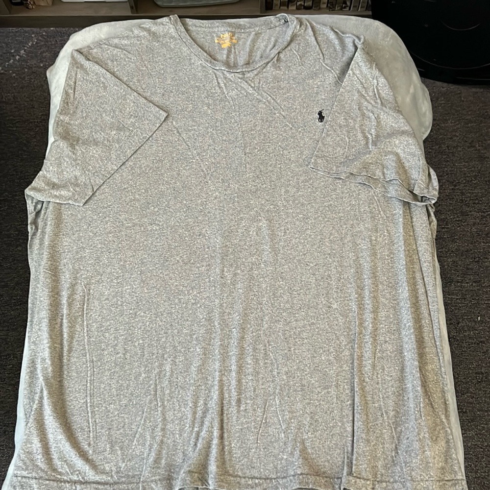 Polo by Ralph Lauren Light Heather Gray Short Sleeve Tee